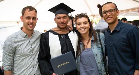 MBA full-time alumni paul college hooding dante