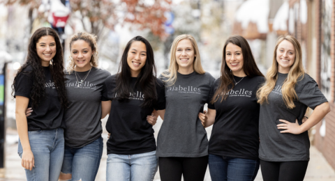 A group photo of the employees at jajabelles