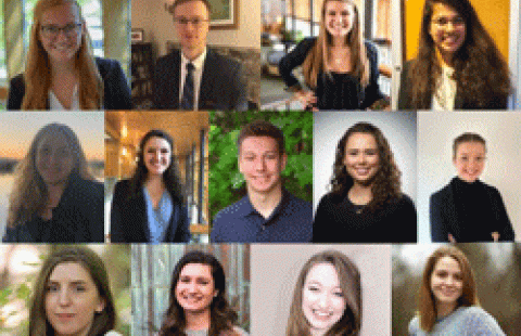 Sustainability fellows and Social Innovation interns of UNH’s Sustainability Institute