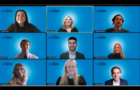 MAC SMAC AY2020-21 student board with Diane Devine