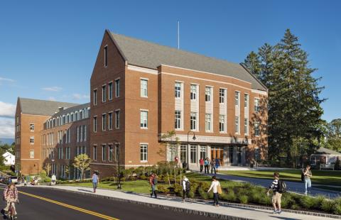 The front of Paul College