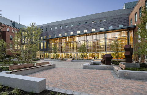 UNH Paul College Courtyard scenic photo