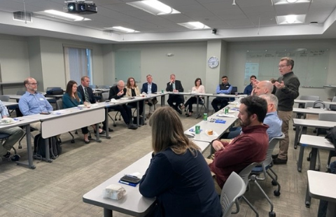 Supply Chain Management discussion at UNH Center for Business Analytics