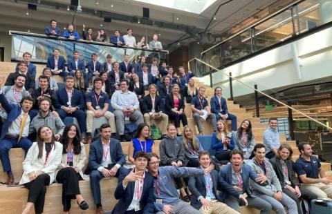 Group photo of sales students after competing in the role play competition. 