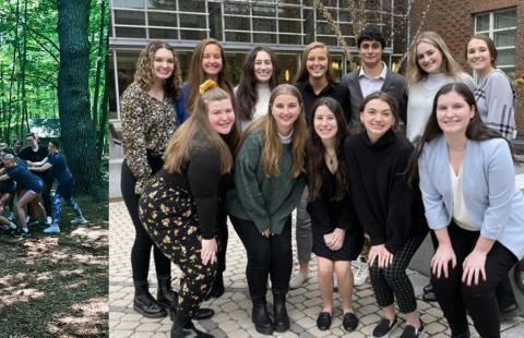 A collage of Rutman Fellows group shots