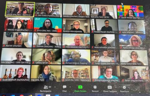 A screenshot of a zoom meeting
