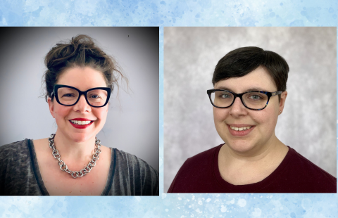 Carrie Rosalia and Hayley Adams headshots.