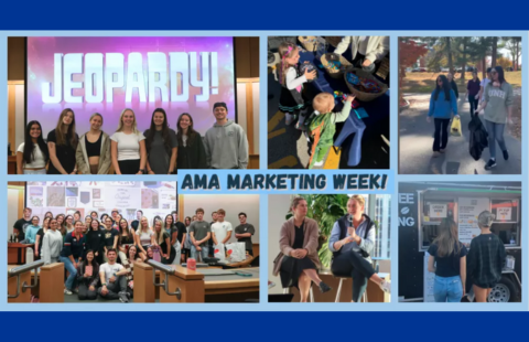 UNH American Marketing Association Marketing Week collage 