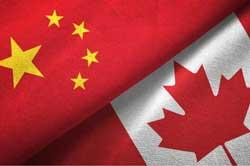 china canada flags