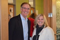Diane Devine Mizuwasa and Tom Gruen