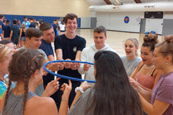 diversity students working together