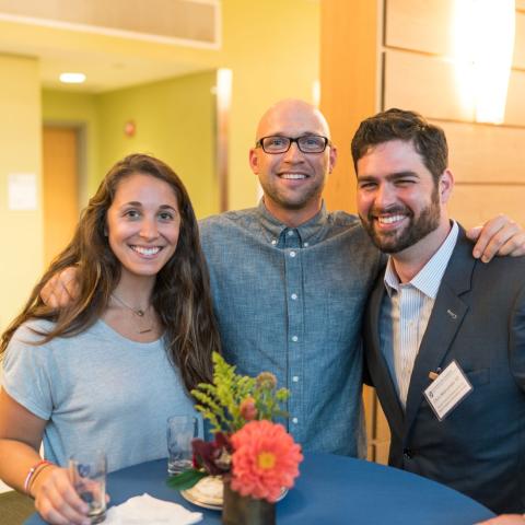 Paul College alums enjoying a Homecoming celebration