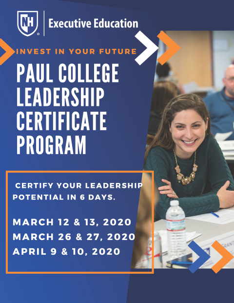 Executive Education leadership certificate program
