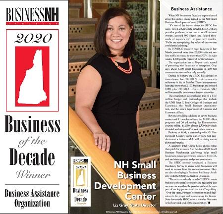 SBDC Business of the decade 2020