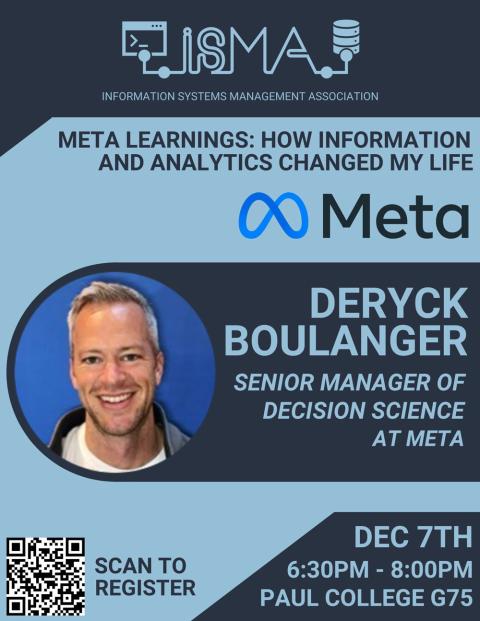 UNH Paul College ISMA event flier