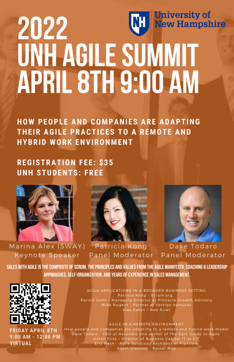 UNH Paul College Agile Summit flier