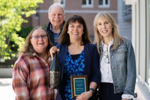 A group photo of Debbie Hensley, Laura Hill, Sherri Cannon, and Jeff Sohl