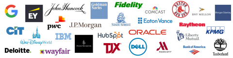 a collage of company logos