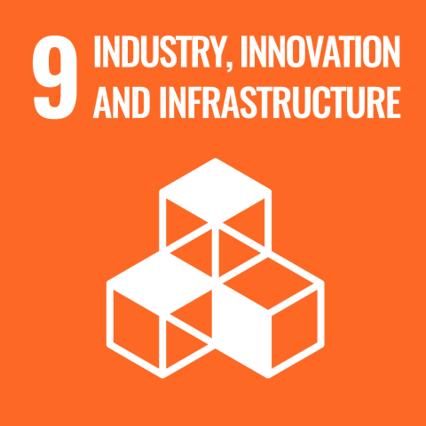 icon of sustainability goal 9 industry, innovation and infrastructure