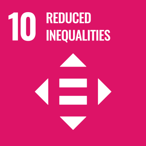 icon of sustainability goal 10 reduced inequalities