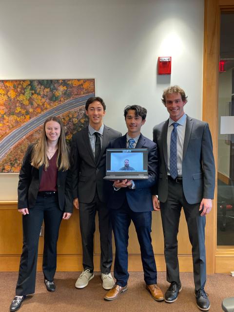 UNH Accounting Deloitte FanTAXtic team.