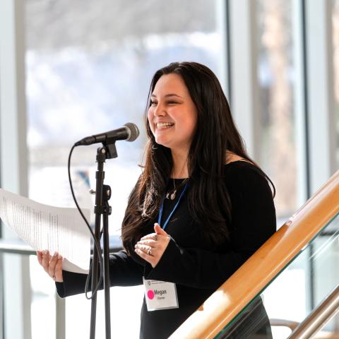 Megan Charon at the 2025 Women in Business Conference.