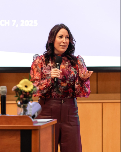 Jamie Medeiros ’04, Chief Brand Officer at Planet Fitness, shared insights on brand loyalty and community-building.