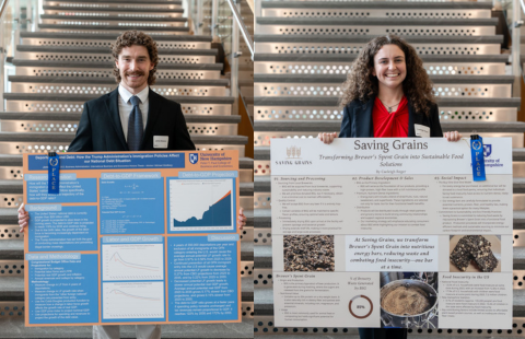 Paul College URC winning posters.