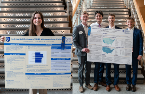 Paul College URC winning posters.