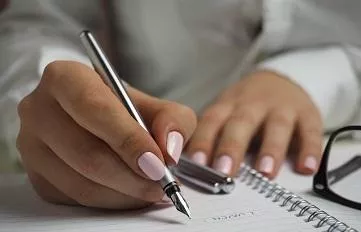 stock photo writing