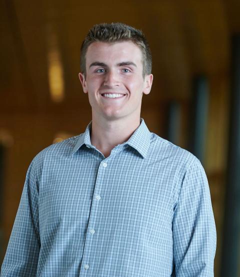 UNH Paul master's in finance student Peter Logee UNH Paul master's in finance student Peter Logee