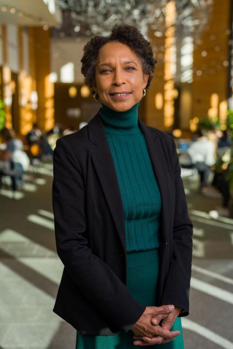 Professional photo of Gail Dixon-McMahon in the Great Hall